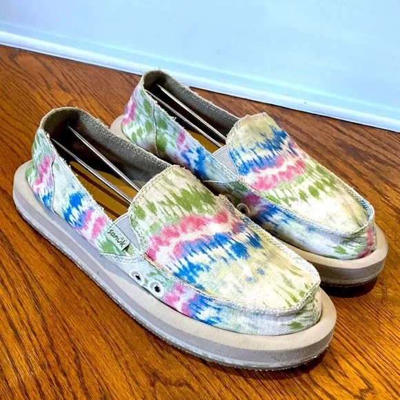 Sanuk | Shoes | Sanuk Donna St X Grateful Dead Tie Dye Hemp  display picture 1